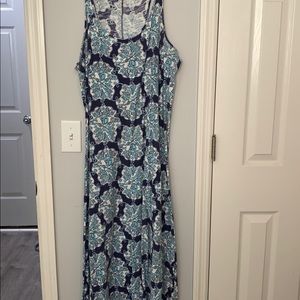 Lily Pulitzer Razor Back Maxi Dress Size XL